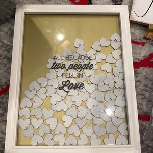 Brand New Wedding Photo Guest Book photo frame (Does not stand)